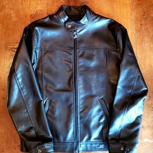 Beautiful A Collezioni faux leather biker jacket